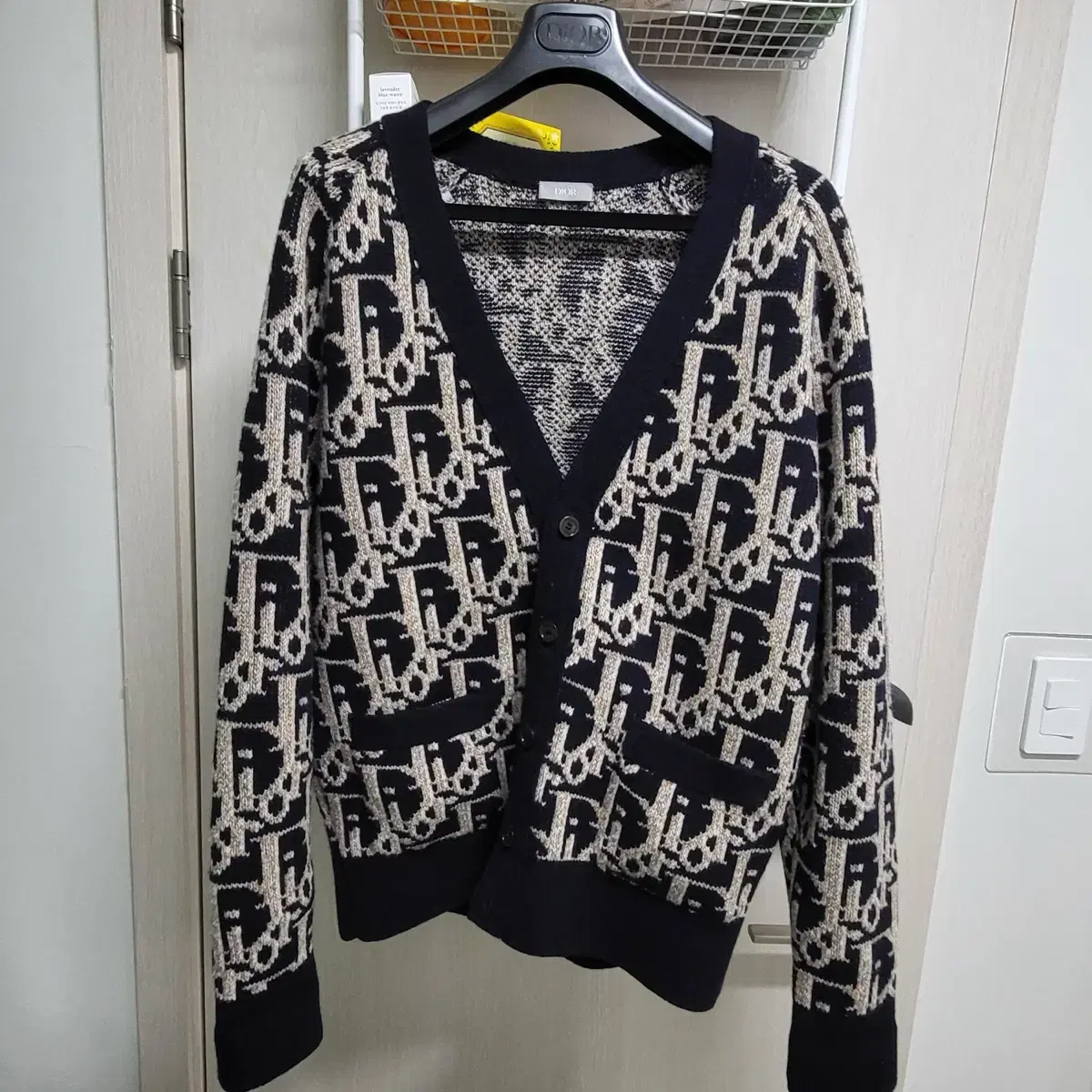 Dior Oblique jacquard cardigan M size 100