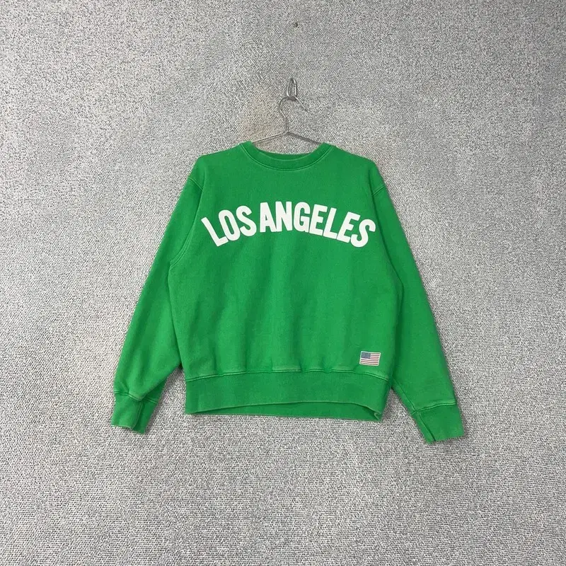 HOTELCERRITOS Printed Vintage Green Sweatshirt