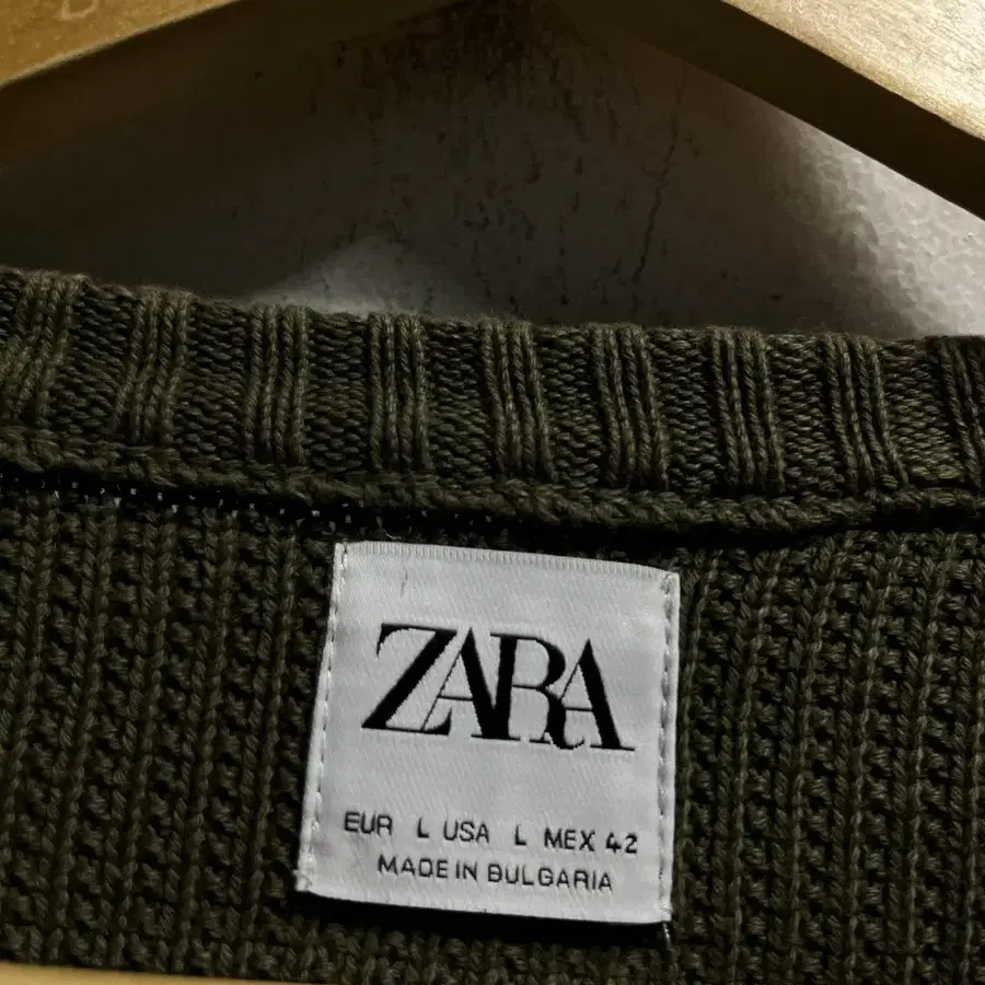 100 ZARA 자라 골지 스판 니트 정품