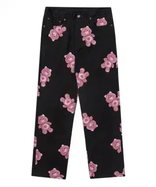 Rapper Lovely Bear Pants Black