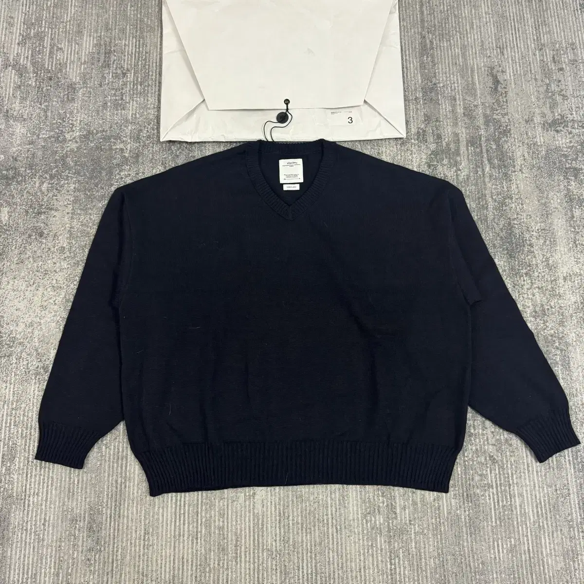 VISVIM 24SS SELMER V-NECK KNIT (W/L)