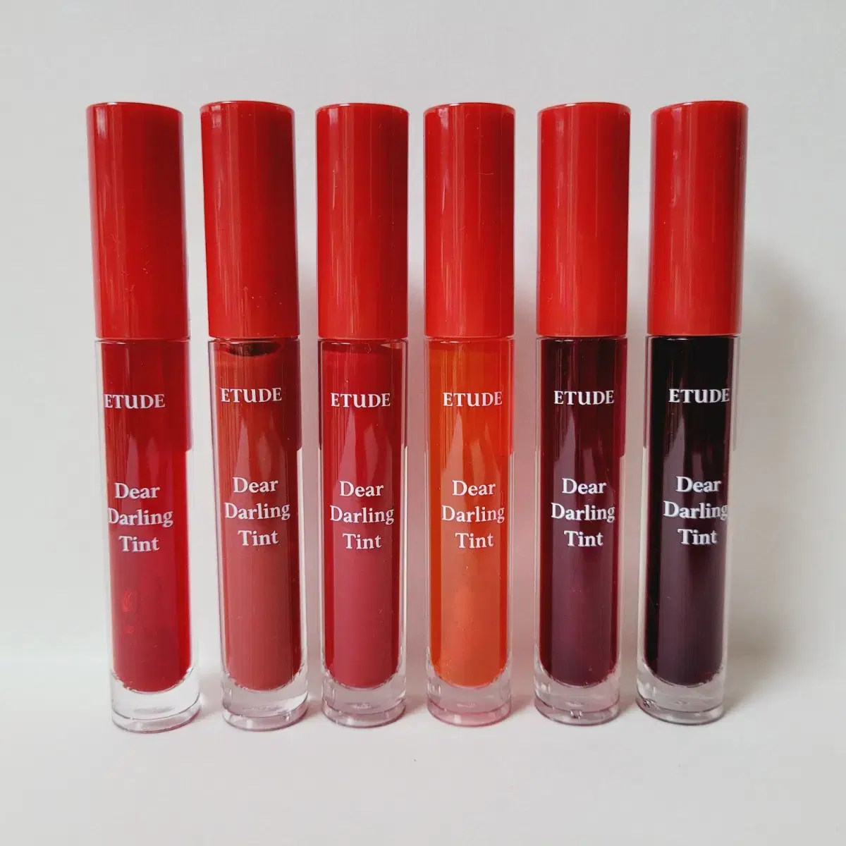 NEW} Etude Dear Darling Water Gel Tint in Real Plum Chili Red