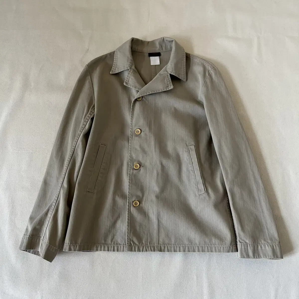 Betra Herringbone Cotton French Work Jacket