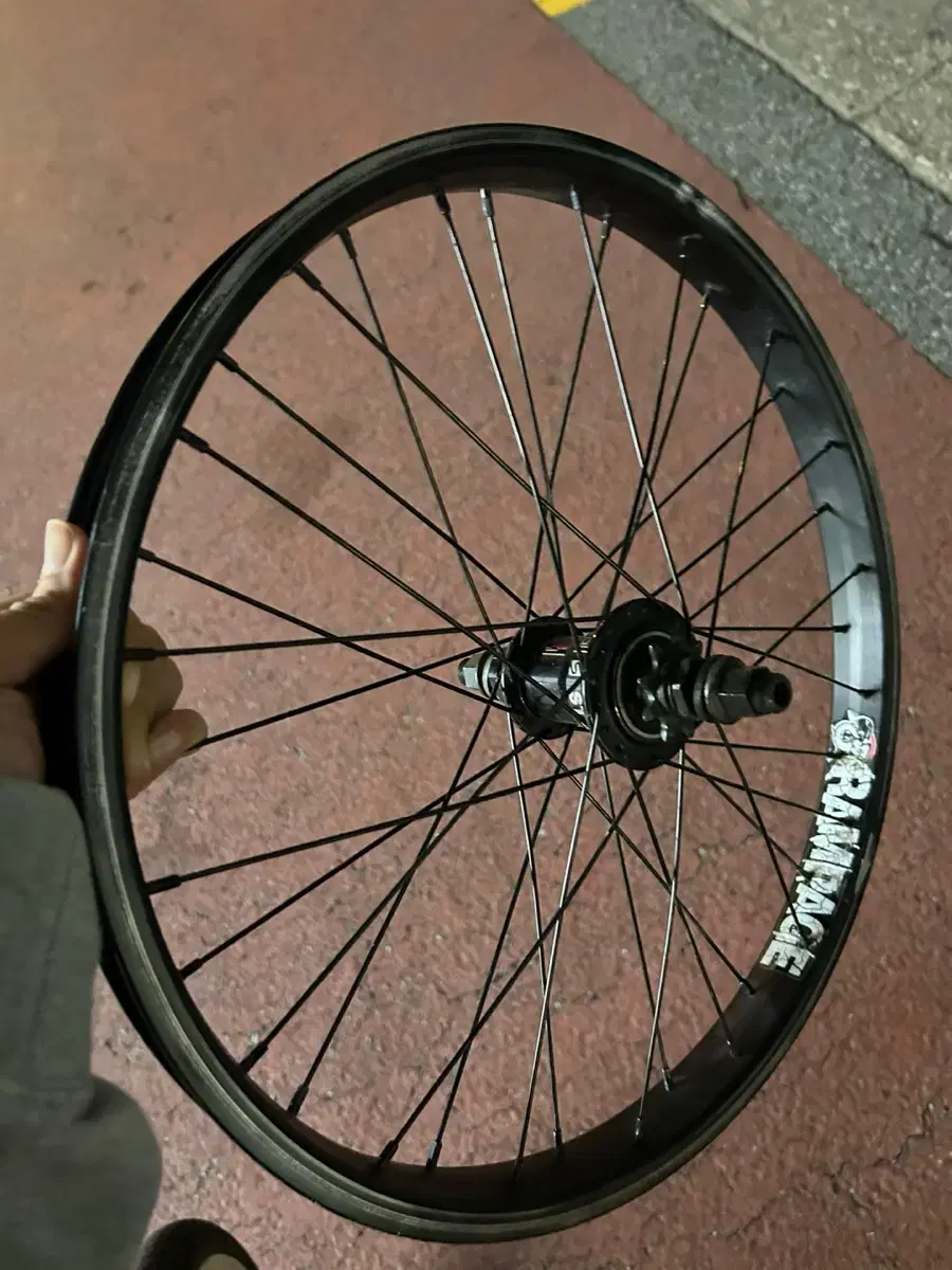 I have a Stallone rear BMX wheelset for sale (description required)