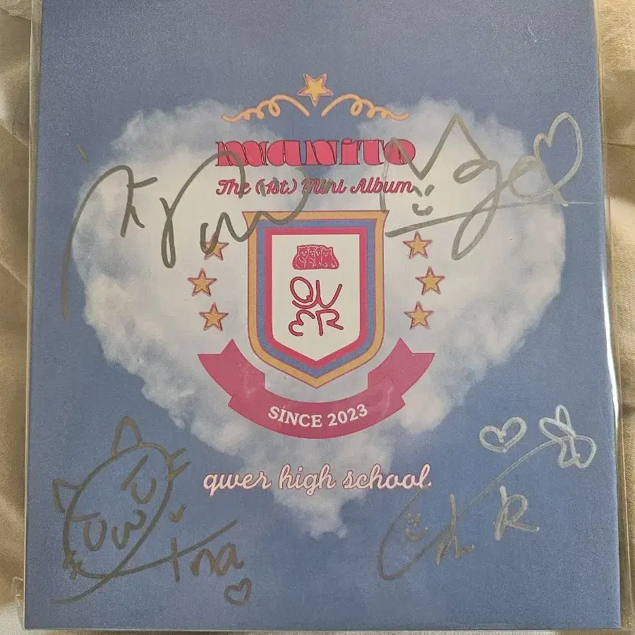 qwer sign magenta hina chodan siyeon photocard binder win on