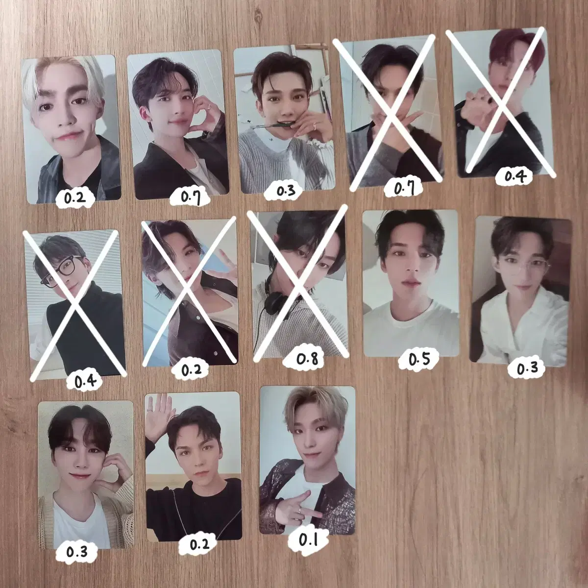 Seventeen 2024 season's greetings seasons greetings s.coups jeonghan joshua mingyu seungkwan Photocard