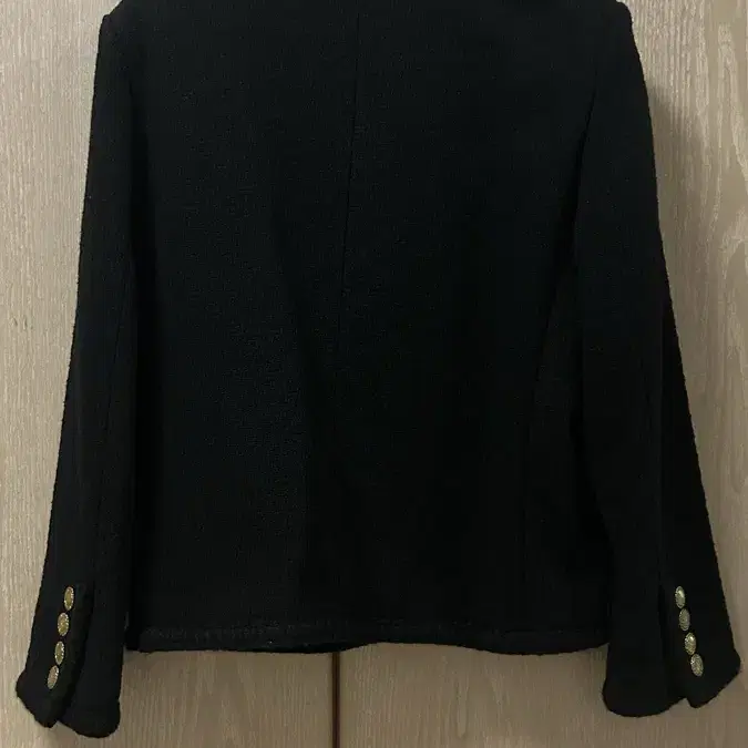 Saint Laurent 입생로랑 블랙 다이아몬드 트위드 자켓 F38 6