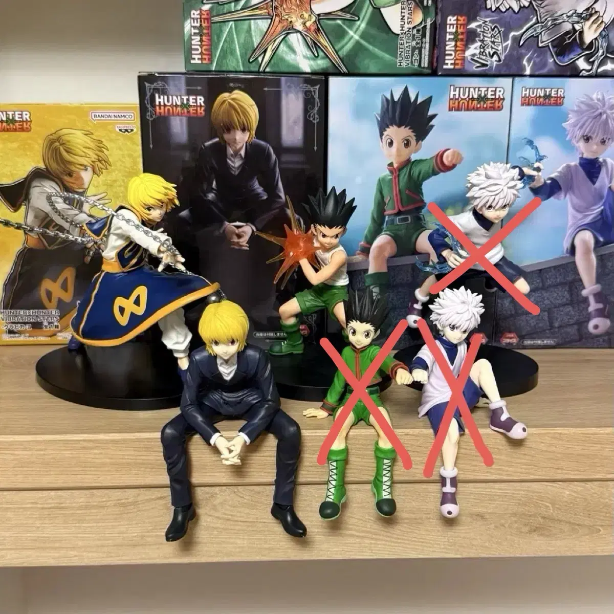 HunterHunter gon Kyrna Krapika Noodlestopper Vahn Presto Figures