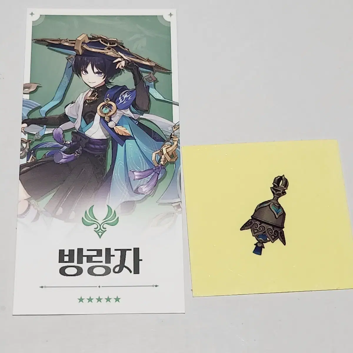 Genshin Impact Wanderer Fortune Telling photocard Executive Sticker Bulk