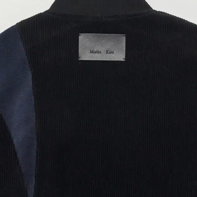 Matin Kim corduroy baseball jumper