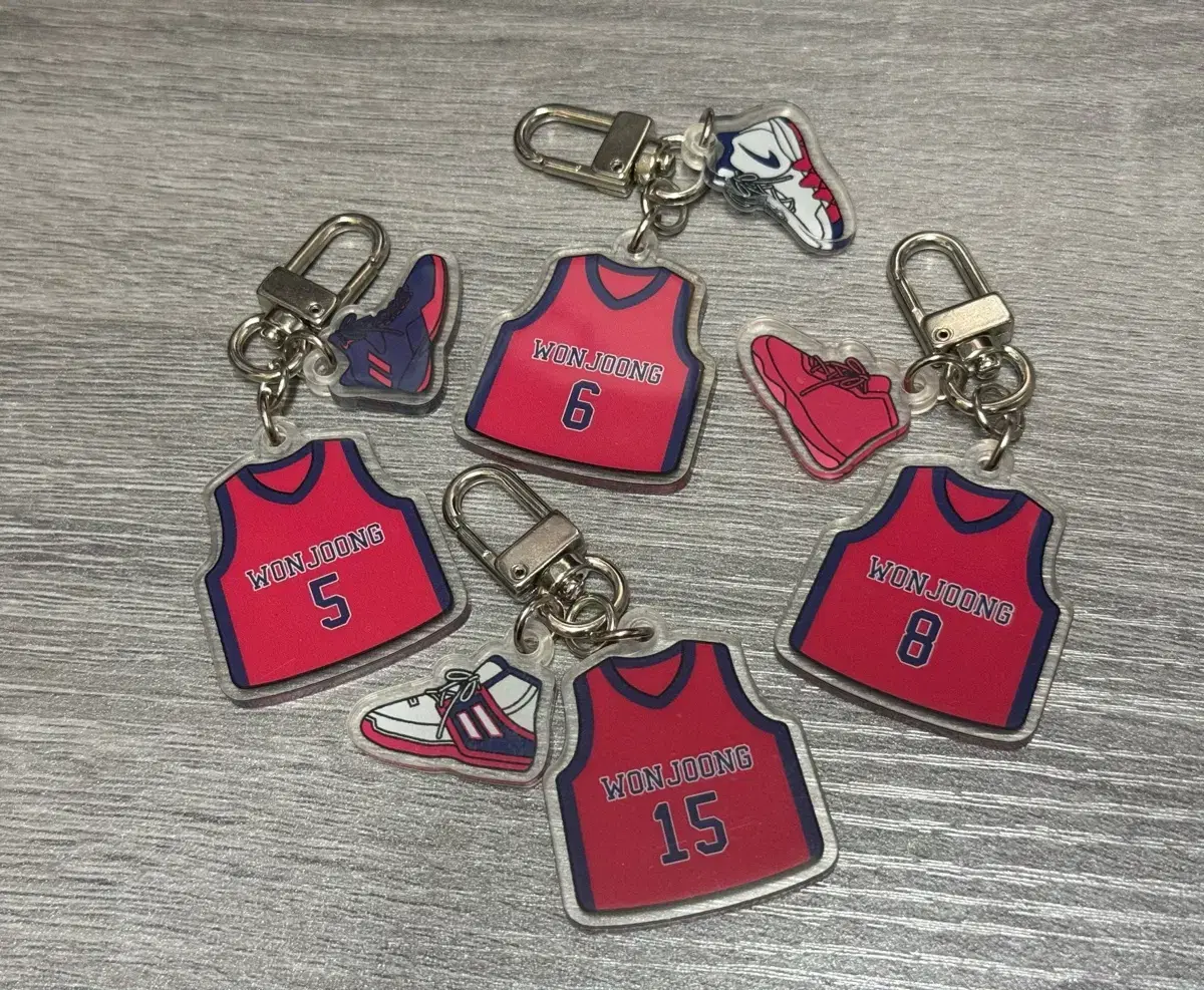 Garbage Time Gapta Jo Jae-seok Ji-kook Lee Hwi-sung Park Kyo-jin Won Jung-go Uniform Keyring