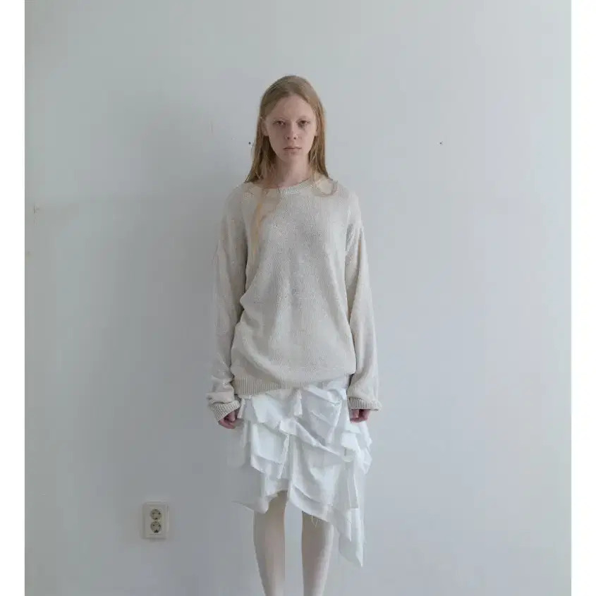 낫띵에브리띵니트(OVERSIZED LINEN SWEATER)