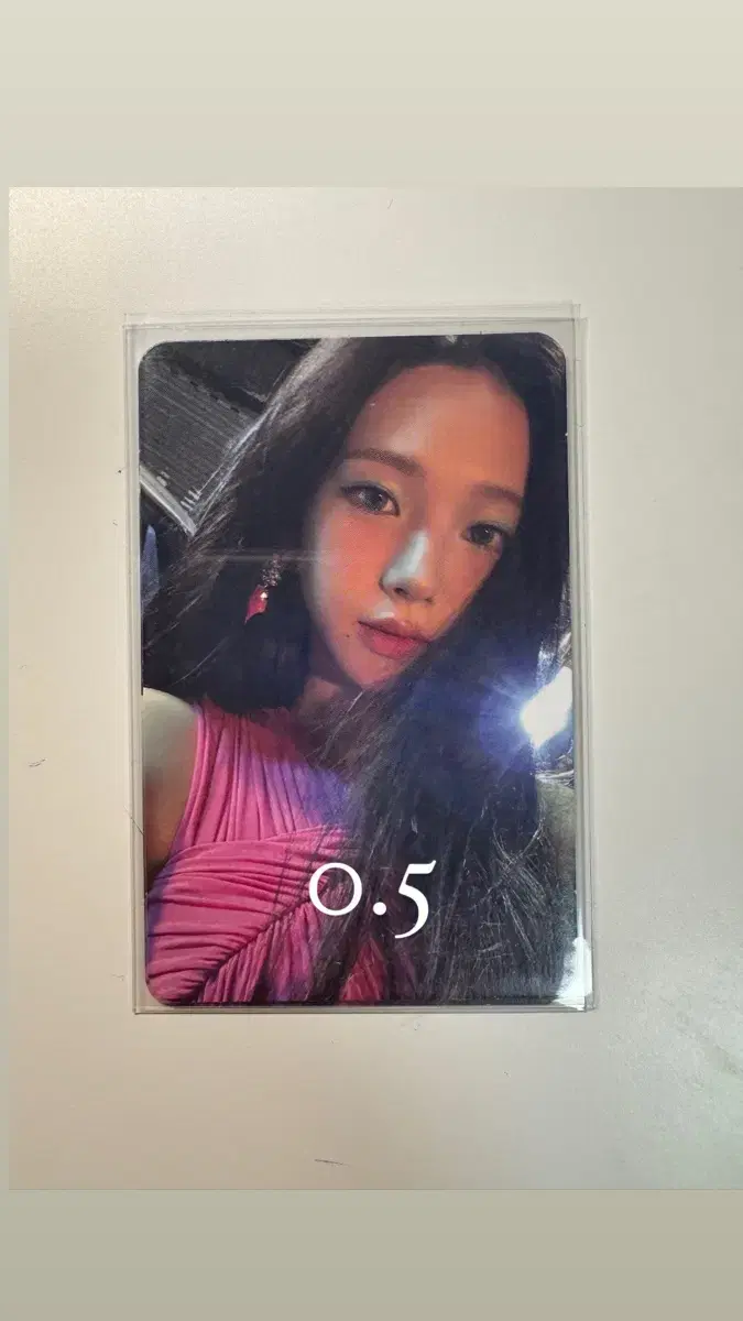 Aespa karina Sell Zine photocard 