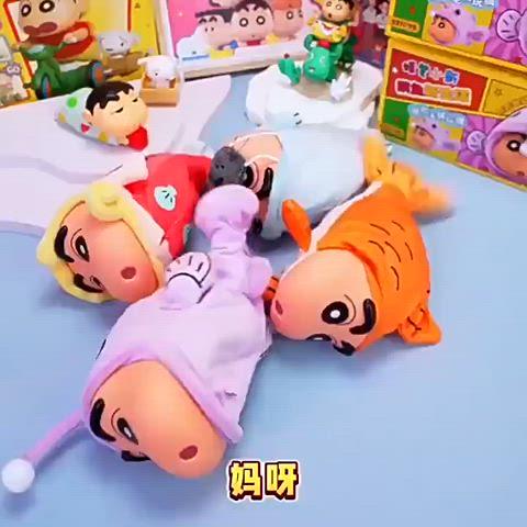 52toys 짱구 움직이는 물고기 인형