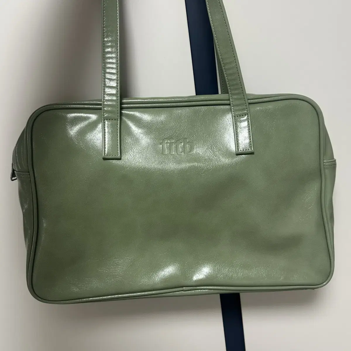 (택포) 필인더블랭크 Trapezoid Shoulder Bag (mint