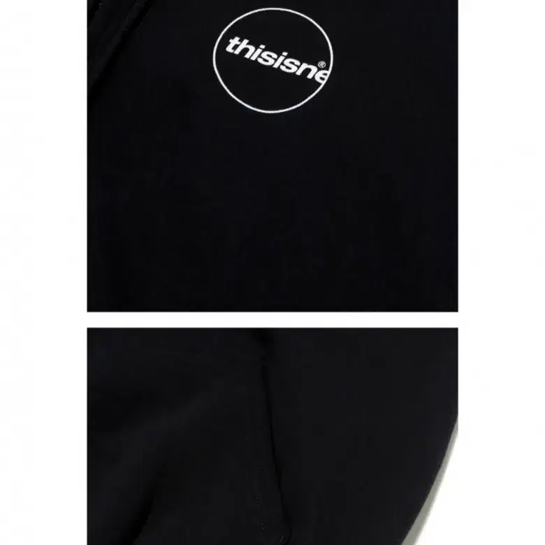 디스이즈네버댓 후드집업 C-Logo ZIPUP Sweat Black