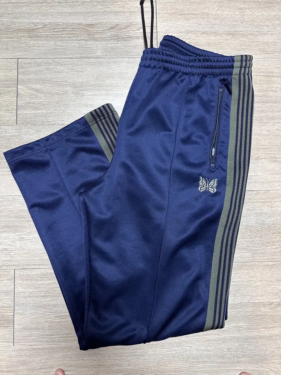 Needles track pants straight navy khaki L sells