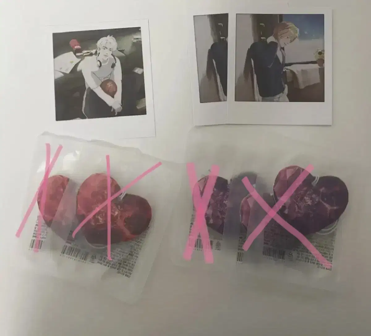 Plave polaroid Fragrance Tag