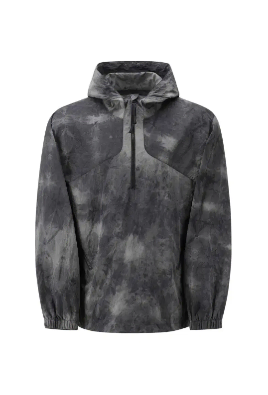 [L]FREKERFREKER Tie-dye Anorak Hooded Jumper Black sells