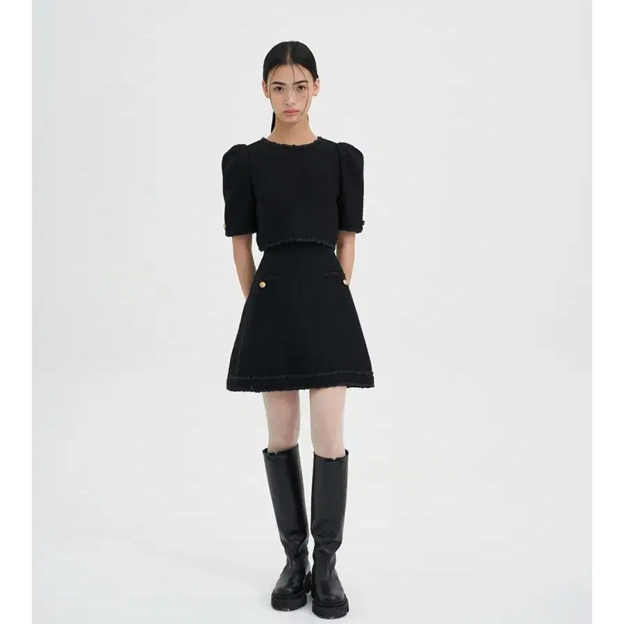 Floom the moon dress black -s