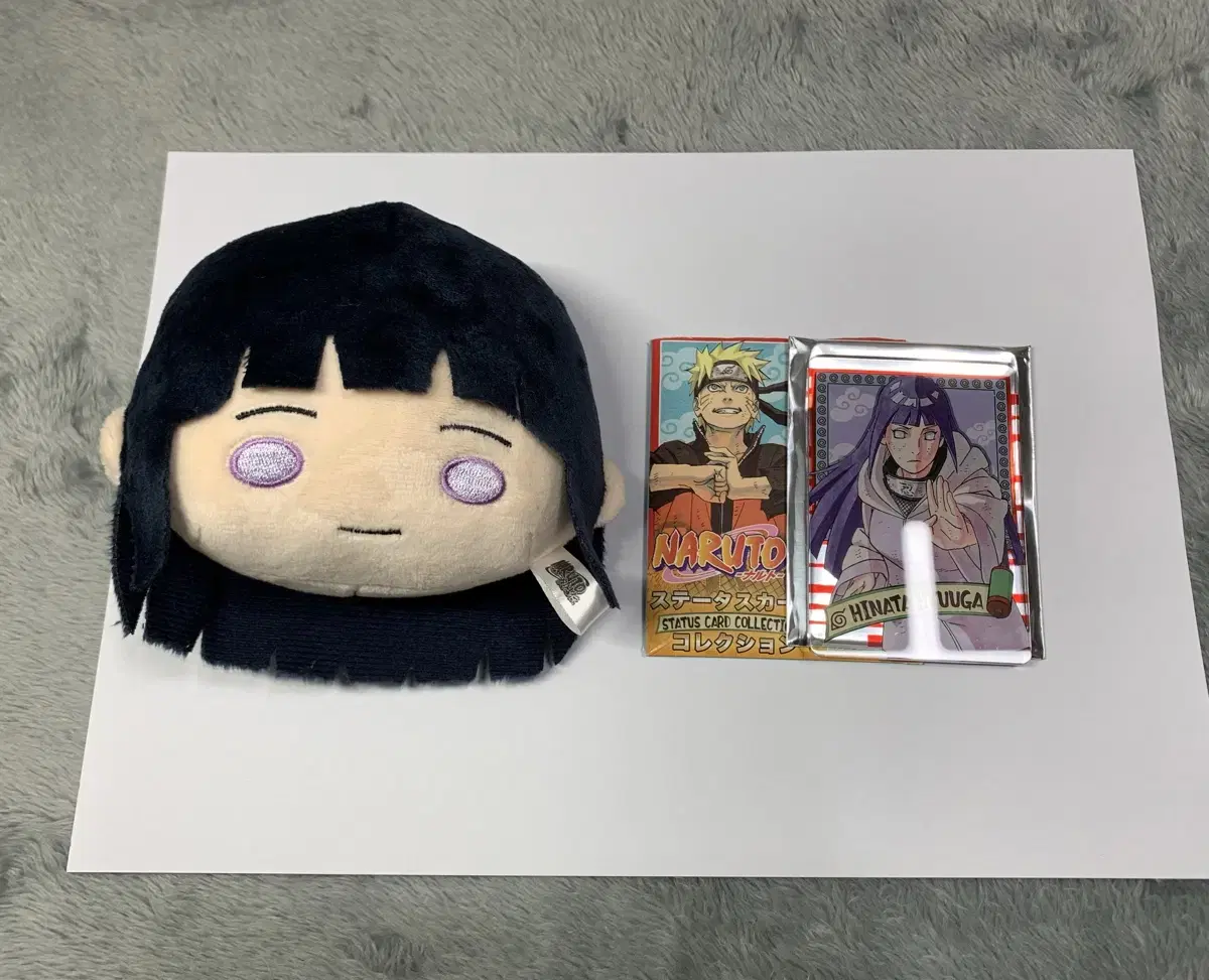 Naruto hinata Korokoro Face Sister doll Status Card