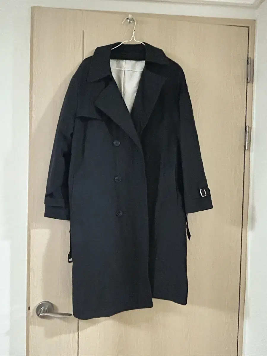 Uniformbridge Black Trench Coat (Lined)