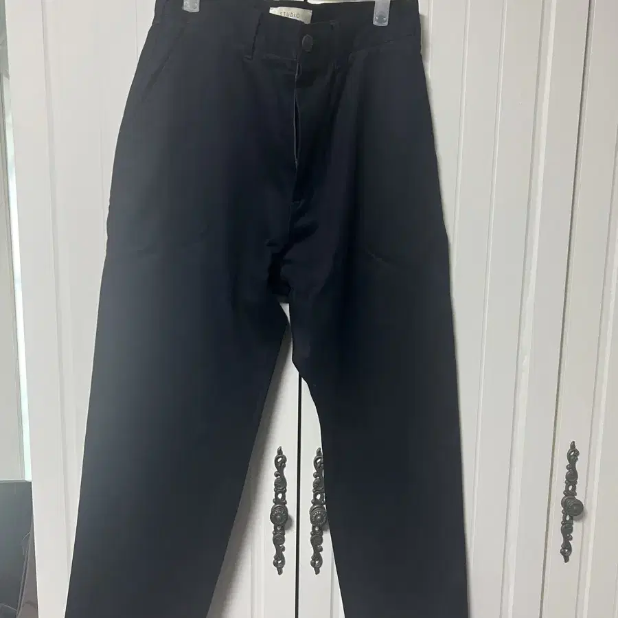 스튜디오니콜슨 bill peached cotton twill pant