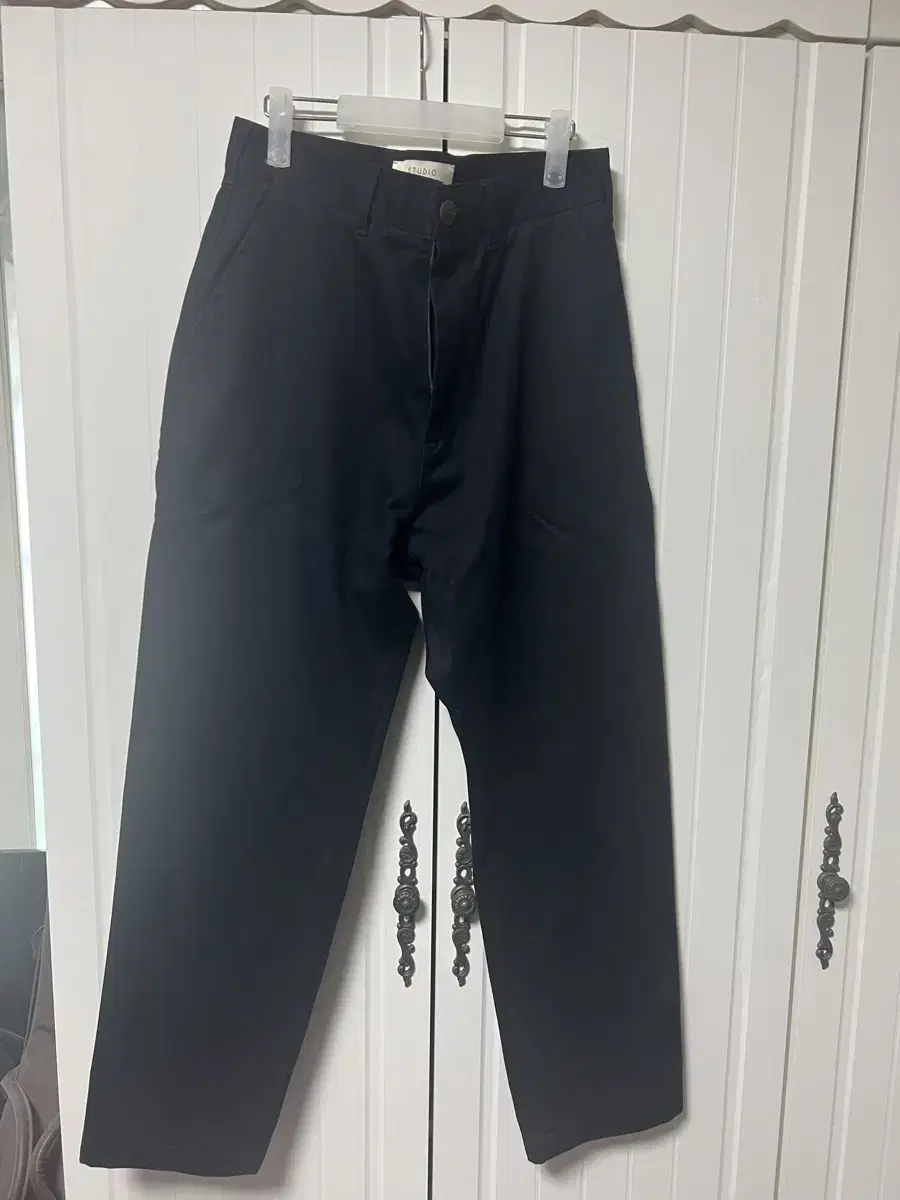 StudioNICOLESON BILL PEACHED COTTON TWILL PANTS