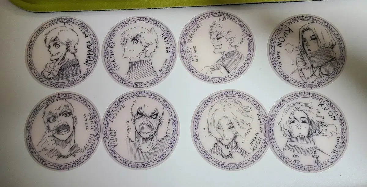 BLUELOCK One Piece Clear Sheet (Imamura, Raichi, Naruhaya, Kuon)