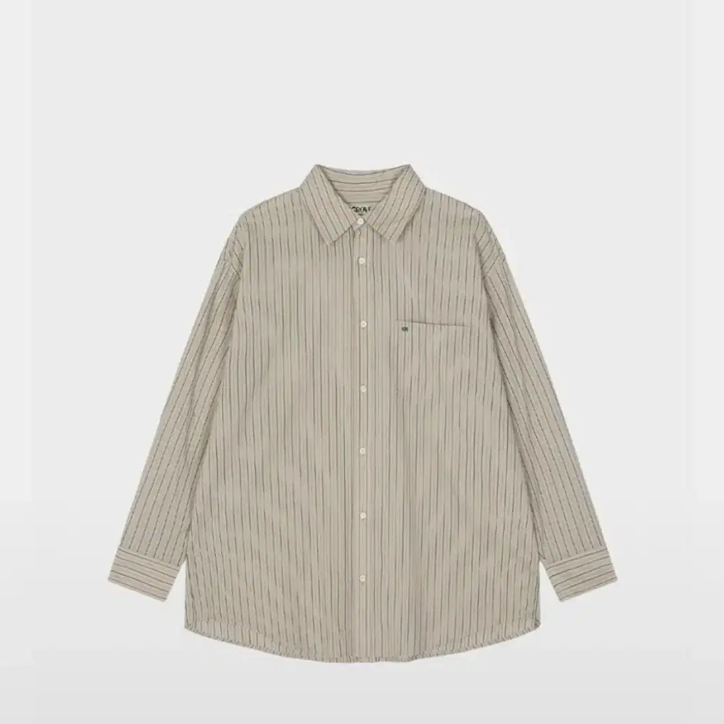 그로브 스토어 셔츠 BLAINE SHIRT_BEIGE STRIPE