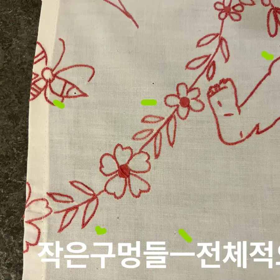 65x47cm/프랑스 빈티지 알자스 손자수 벽장식