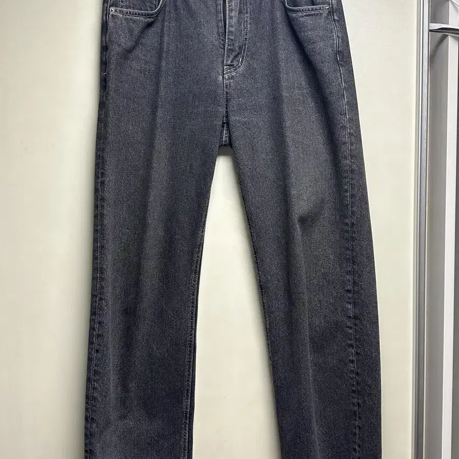 브랜디드 1967 JET BLACK JEANS [WIDE STRAIGHT