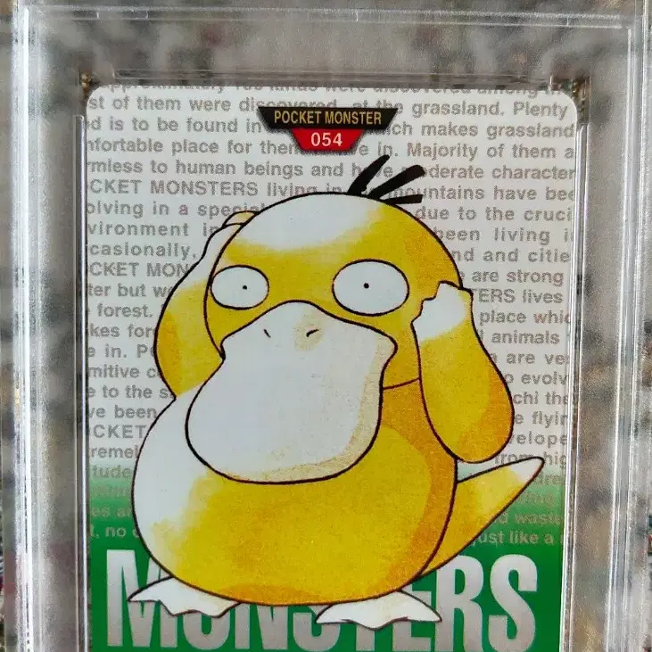 1996 반다이 포켓몬카드 초판 고라파덕 PSA 8