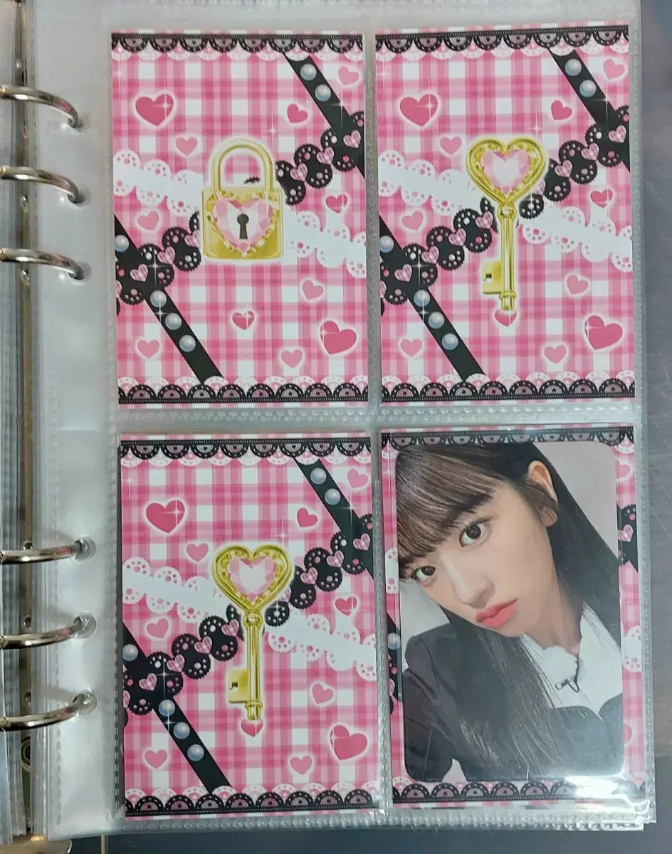 [Double-sided/New] UNLOCK 4 types (pink, bloo, yellow, green) binder paper series