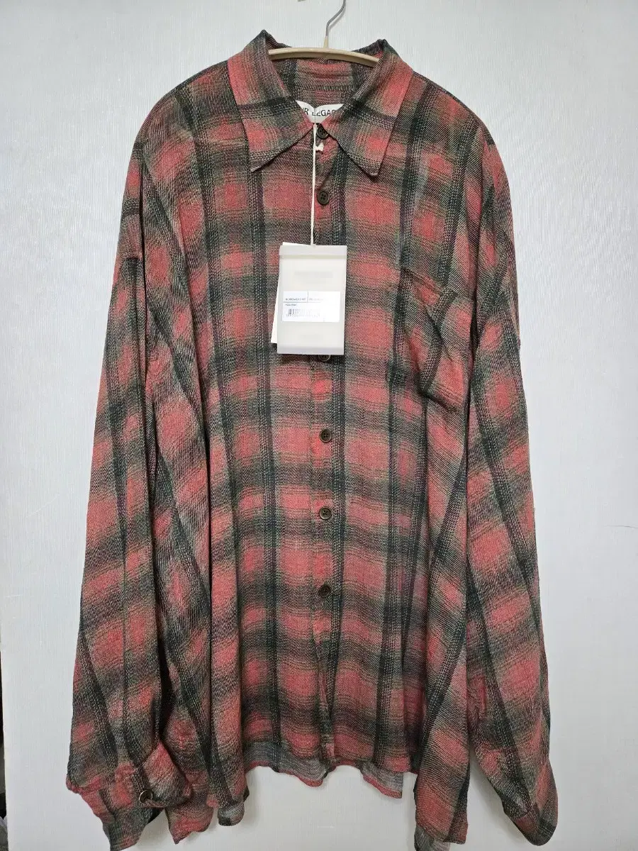 [48] Haregashi Borrowed Burrowed BD Shirt Big Lumber Check Print