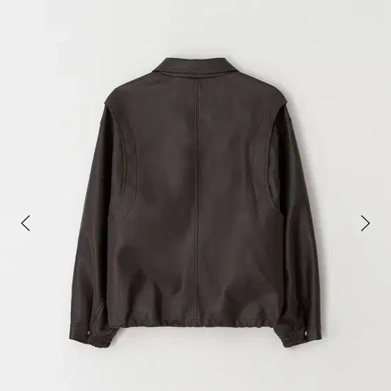 노우드 Oversized-Fit Eco Leather Jumper 브라운