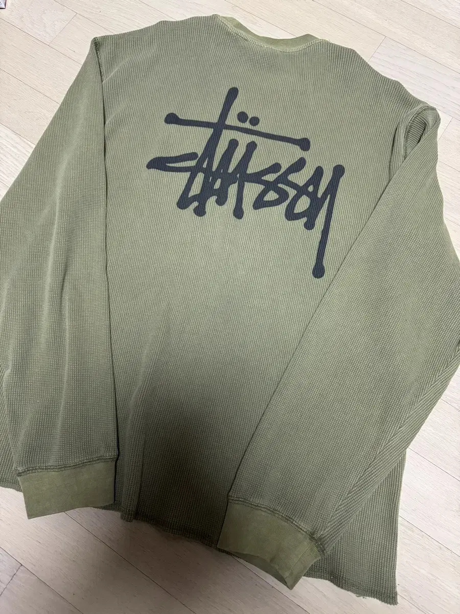 Stussy Knit Long Sleeve Olive Green XL