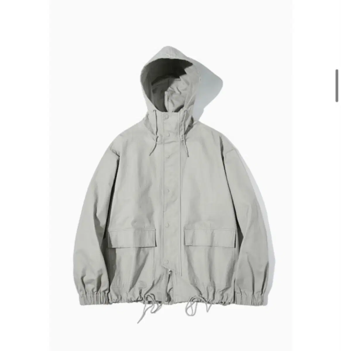 [Partimento] Field Cord Hooded Zip-up Jacket Smoke Gray