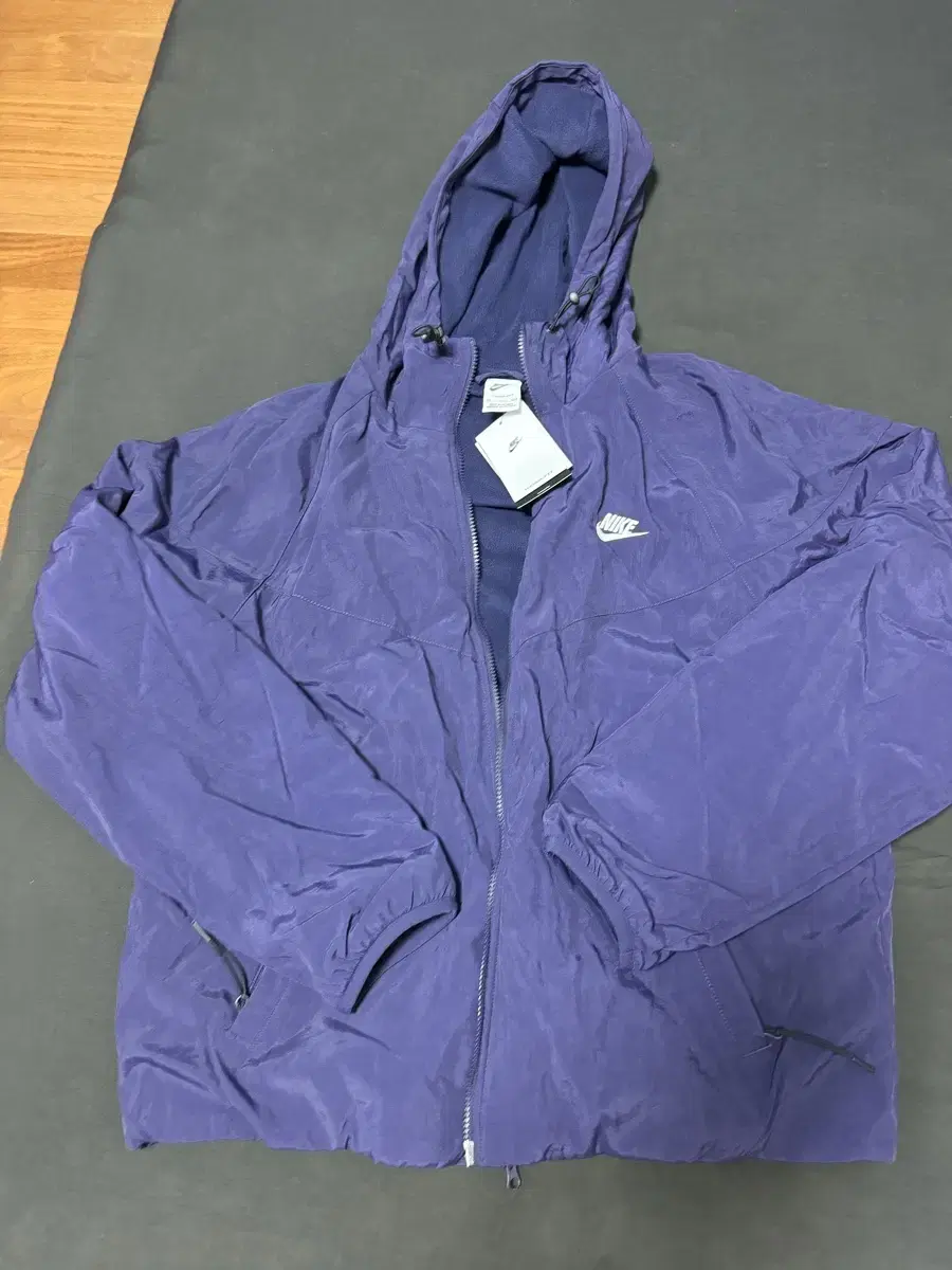 Authentic New Nike Windrunner Hooded Zip-up Jacket Brushed XXL Purple Jordan Scott