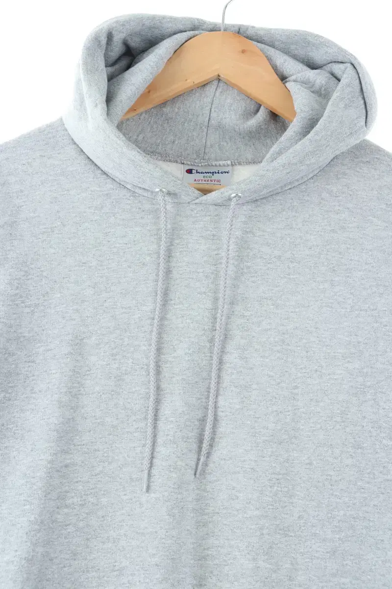 (L) Champion Hoodie Gray Brushed Old School Loose Fit-FF5F