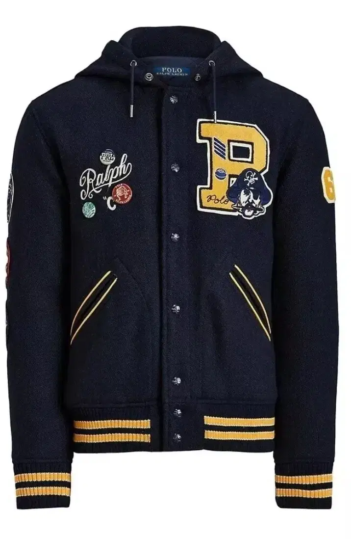 Polo Wool Varsity Hoodie