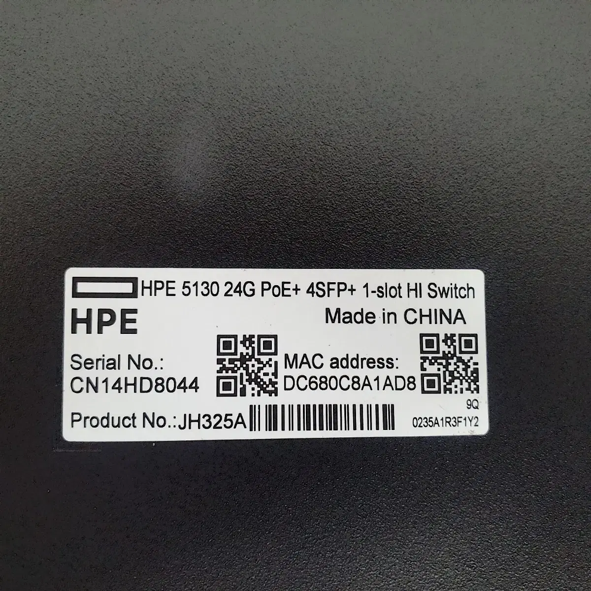 스위칭 허브  HPE 5130  JH325A