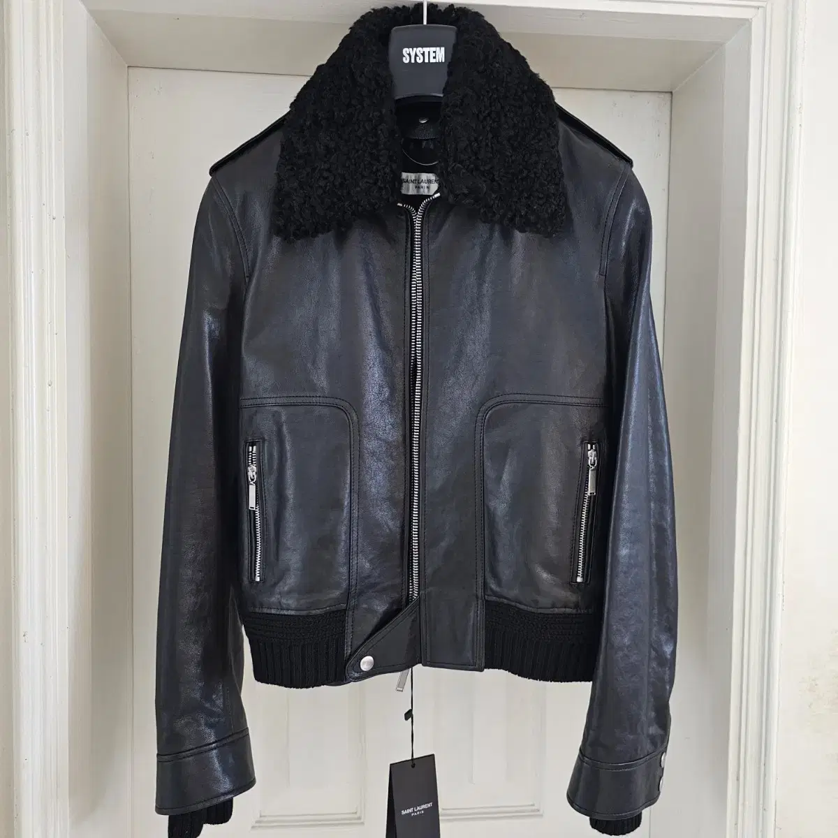 Saint Laurent leather jacket