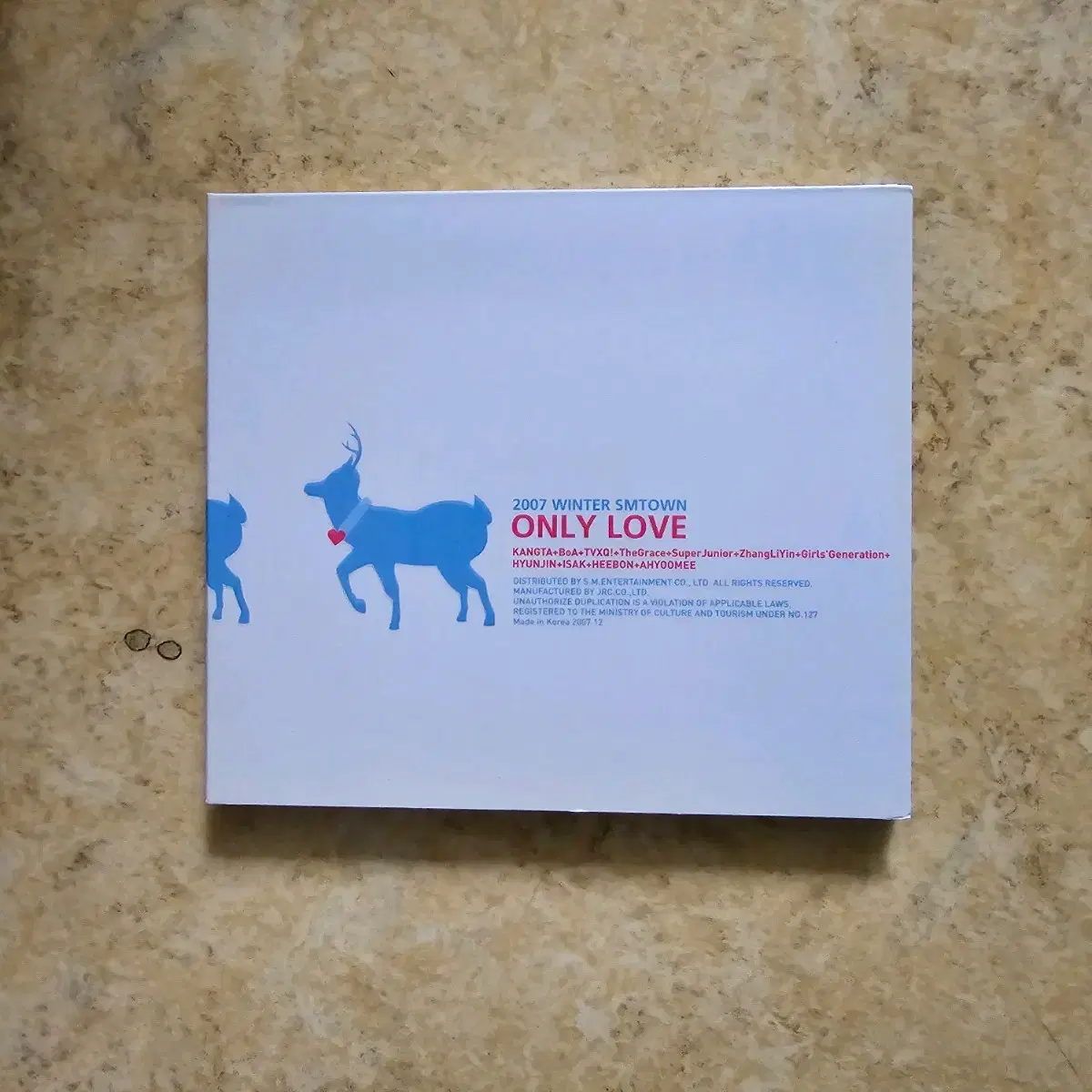 2007 winter smtown cd 8천원에 판매합니다