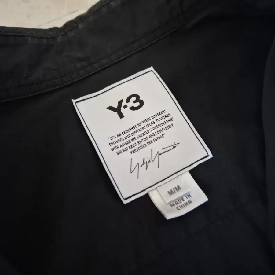 Y-3 클래식 롱 슬리브 집 셔츠 요지야마모토