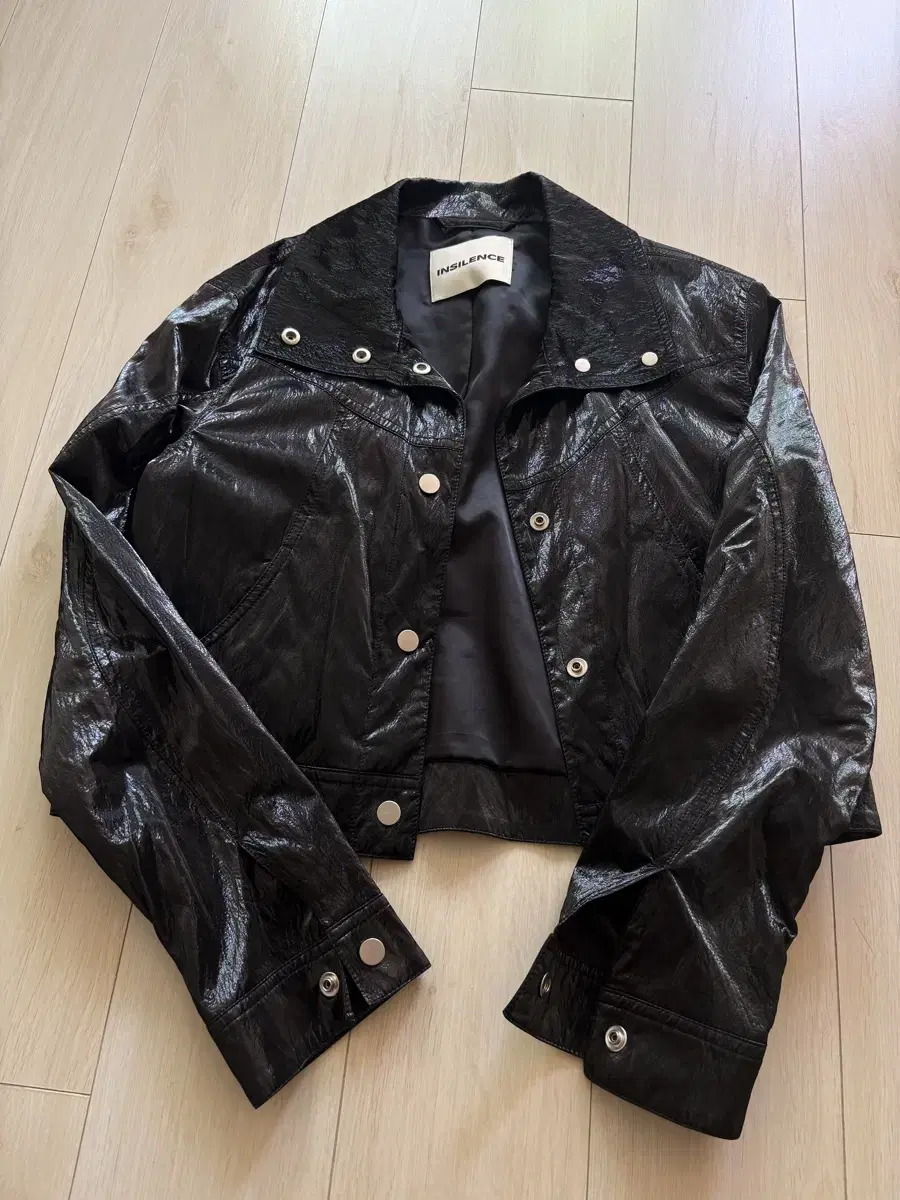 Insilence Metallic Biker Jacket M