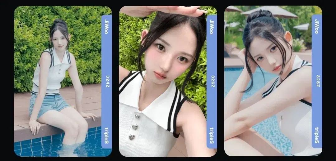 Triples jiwoo Summer Object Set