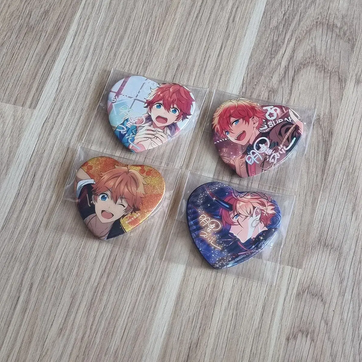 Anstar Akehoshi Subaru Heart Can Badge Set