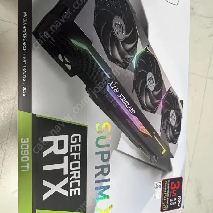 mis rtx3090ti 슈프림 슈라우드 방열판