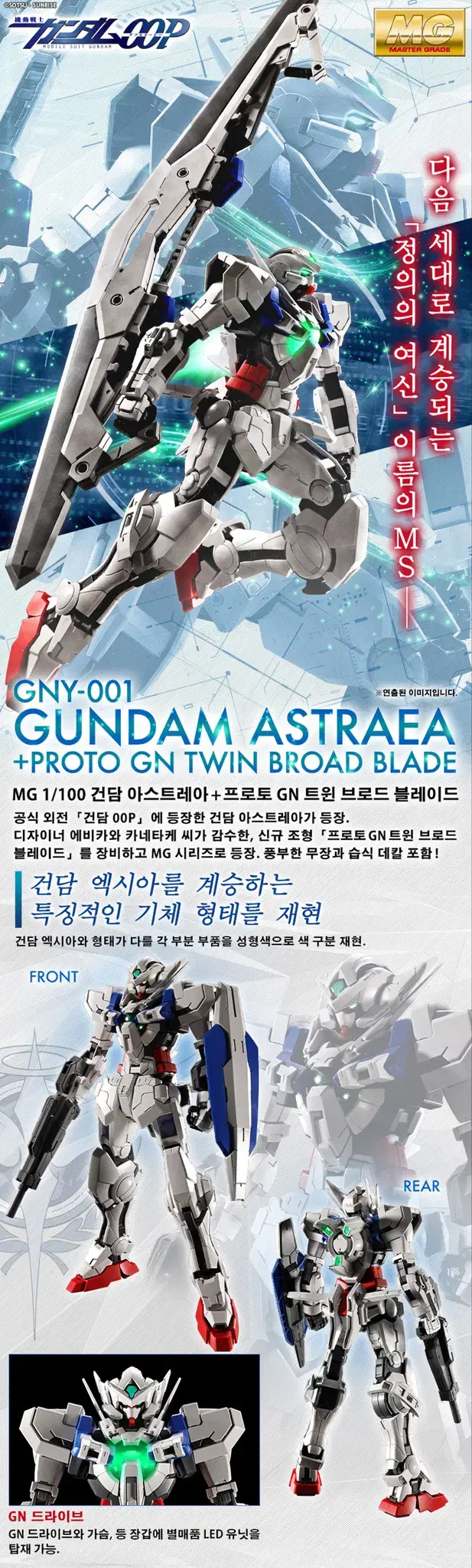 MG Gundam Astrea Proto GN Twin Broadblade